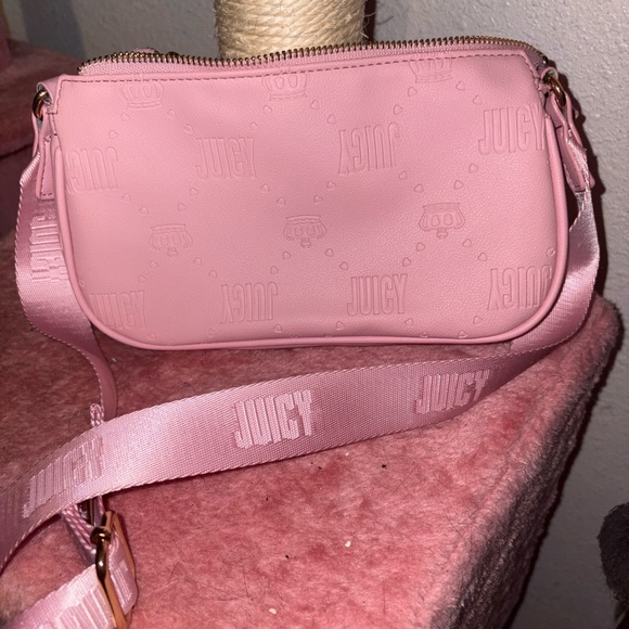 Juicy Couture Pink Crossbody Bag with Chain Detail. Like new, never used. - Picture 5 of 5